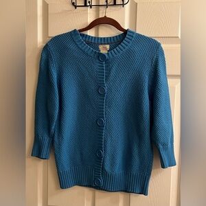 L.L BEAN~SWEATER TOP~100% COTTON~M